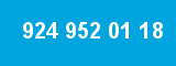 924 952 01 18 924 952 01 18
